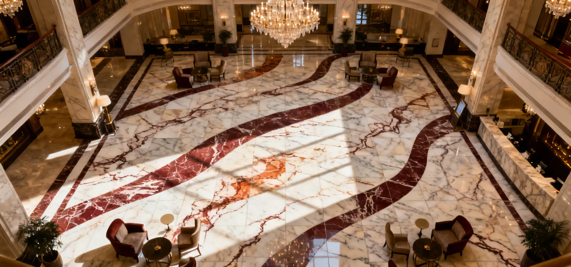 Marazzi tile in luxury architectural space
