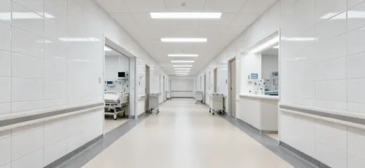 Healthcare ceramic tile
